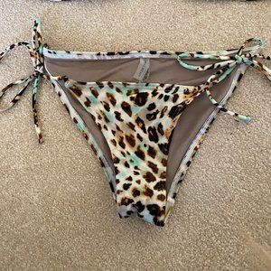 Victoria's Secret Leopard print bikini bottoms - X